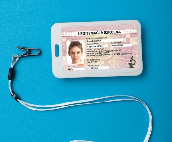 drukowanie legitymacji w szkole