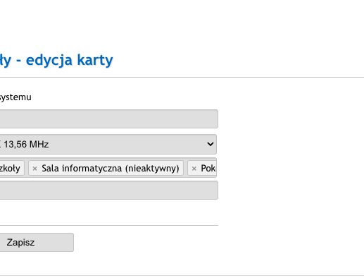 Dzienniki - kontrola dostępu