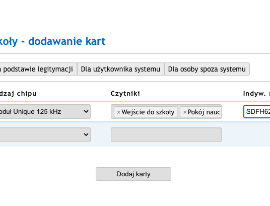 Dzienniki - kontrola dostępu
