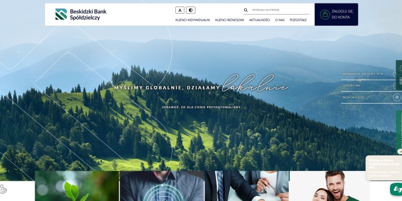 Obraz strony internetowej bankbbs.pl