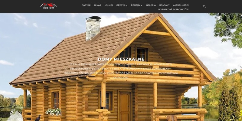 Obraz strony internetowej domhurt.com.pl