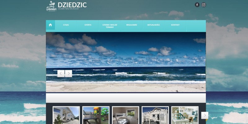 Obraz strony internetowej domki-nadmorzem.net.pl