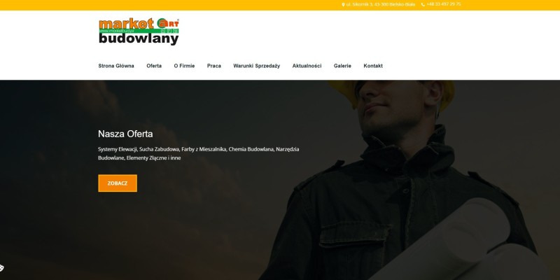 Obraz strony internetowej marketart.pl