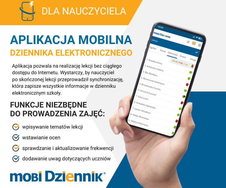 aplikacja mobilna dziennika elektronicznego